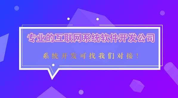 互聯網軟件系統開發公司