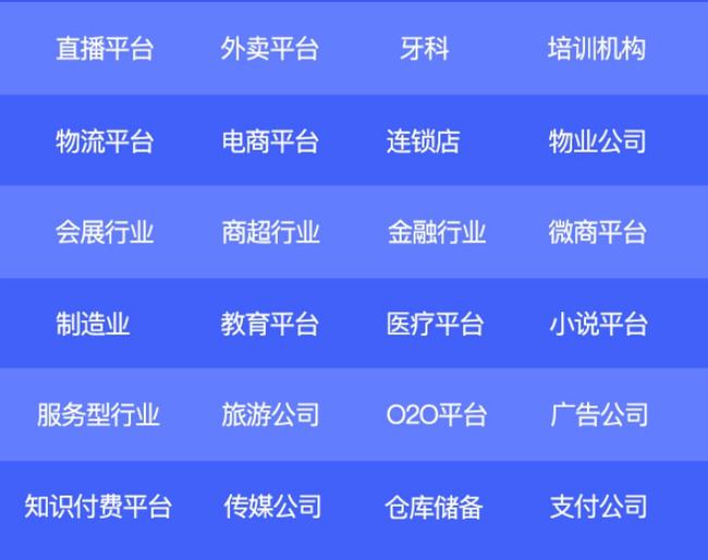 招聘小程序適用行業(yè)